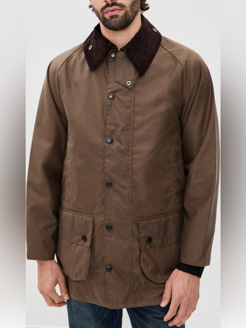 Barbour Beaufort Wax Jacket Men’s size 48 in Bark like new utility Gorpcore